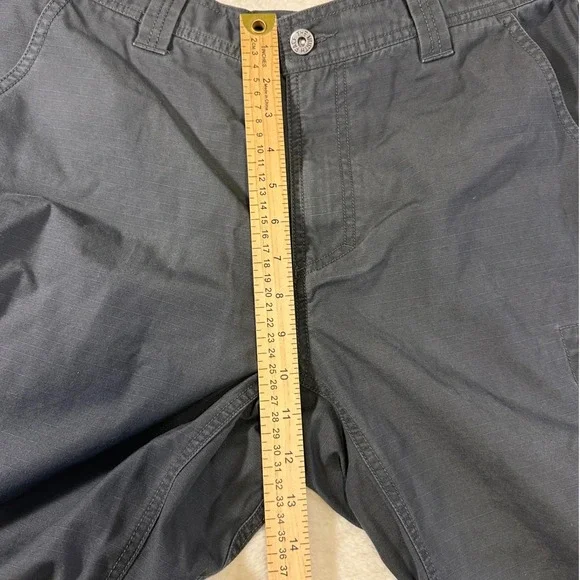 The North Face Mens Cargo Shorts Gray Ripstop Hiking Outdoor Size 34 Regular - Picture 5 of 7